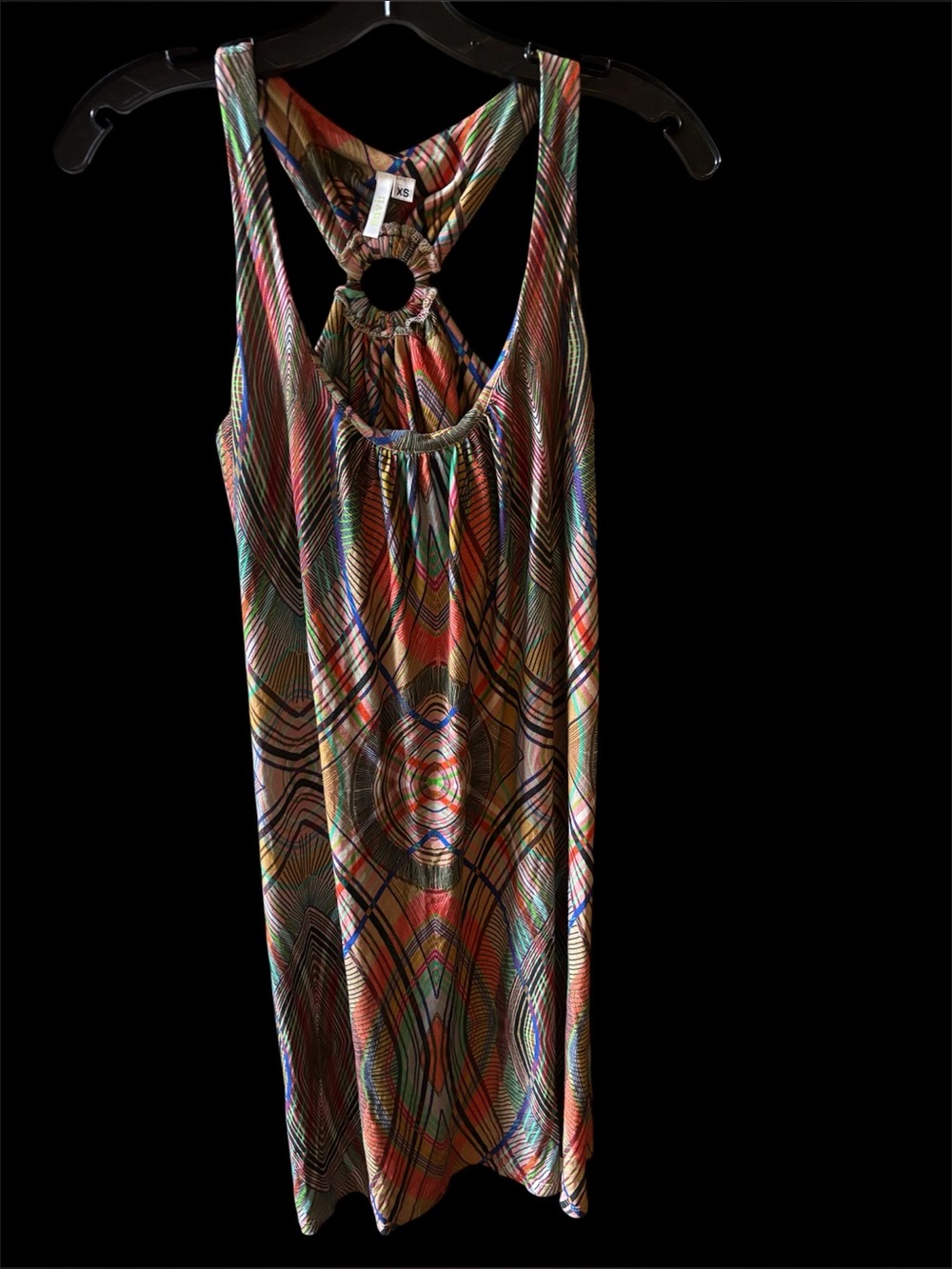 envi Multicolor Geometric Racerback Sundress